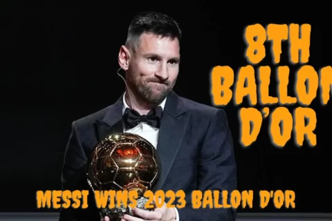 Lionel Messi the G.O.A.T created history, won the Ballon D'Or for the 8th time and made an incredible record.