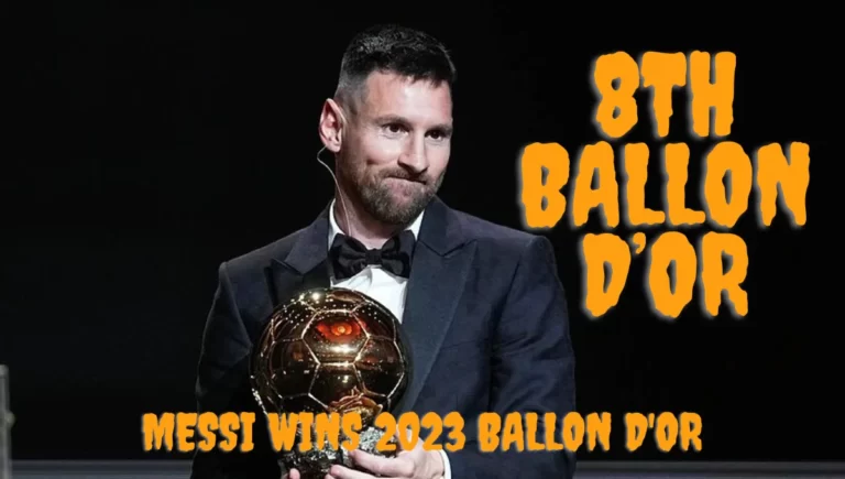Lionel Messi the G.O.A.T created history, won the Ballon D'Or for the 8th time and made an incredible record.