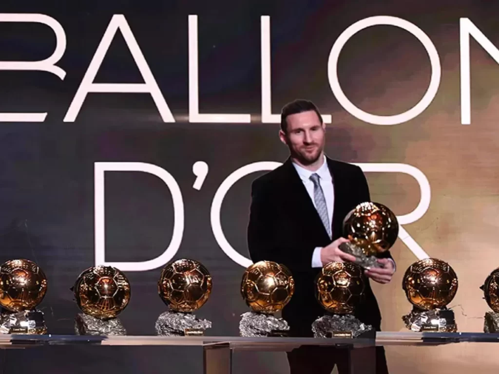 LIONEL MESSI : Ballon d'Or Award the most number of times