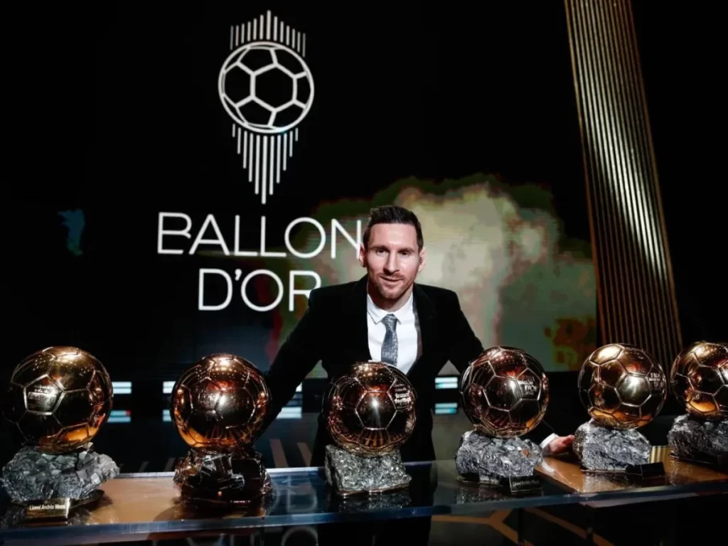  Lionel Messi broke the Ballon d'Or record for the 8th time